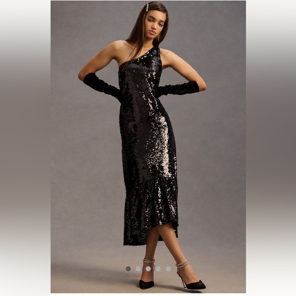 Anthropologie NWT Maeve One-Shoulder
Sequin Dress size M. - Picture 1 of 16